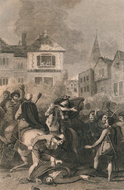 Wat Tylers død, 1381, 1800-tallet af Unbekannt