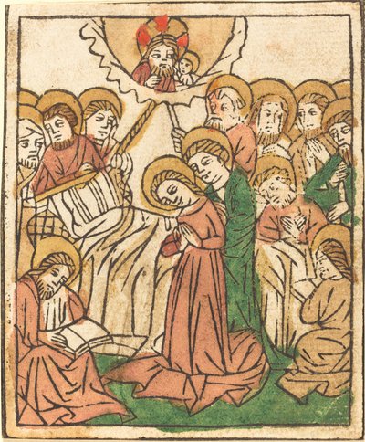 Jomfruens død, ca. 1460. af Unbekannt