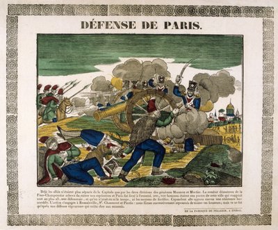 Forsvaret af Paris, 1814, 1800-tallet af Unbekannt
