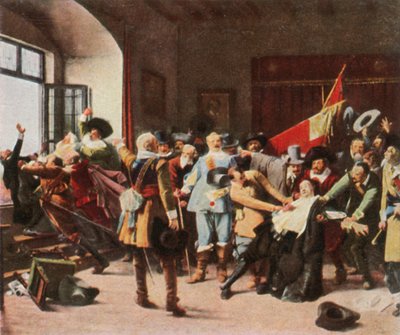 Prags forsvar, 23. maj 1618, 1936. af Unbekannt