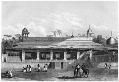 The Dewas Khan, Hall of Audience, Delhi, c1860 af Unbekannt