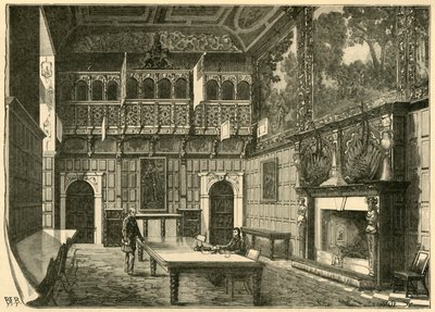 The Dining-Hall, Hatfield, 1898. af Unbekannt