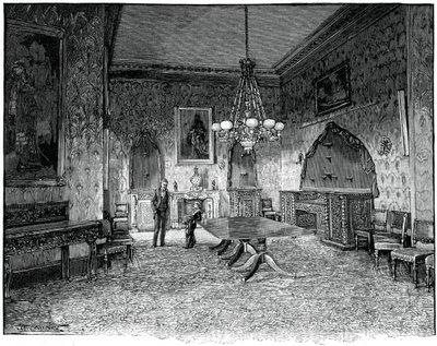 The Dining Room, Kilkenny House, Irland, c1800-tallet af Unbekannt