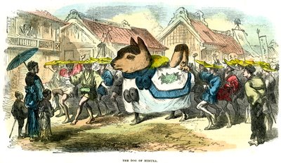 The Dog of Himura, Japan, 1872 af Unbekannt