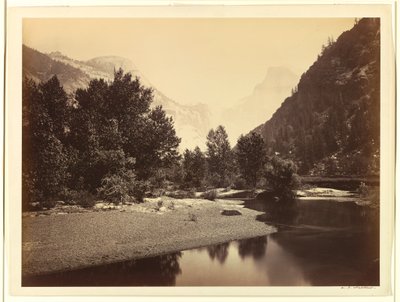 Kuplerne fra dalen, Yosemite af Unbekannt