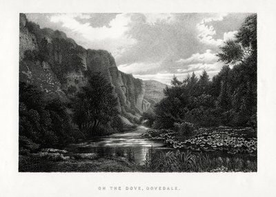 The Dove, Dovedale, Derbyshire, 1896 af Unbekannt