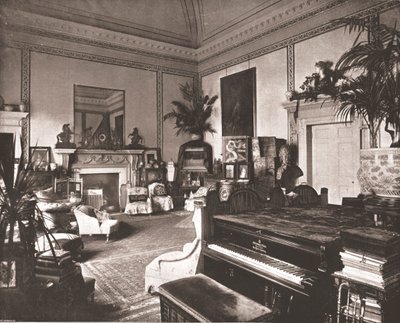 Tegnestuen på White Lodge, Richmond Park, 1894. af Unbekannt