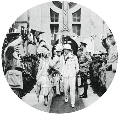Hertugen og hertuginden af York besøger Admiral Benbows grav, Kingston, Jamaica, 1927, 1937 af Unbekannt