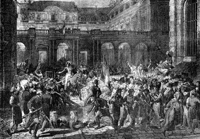 Hertugen af Orleans forlader det kongelige palads, Paris, 31. juli 1830 1882-1884 af Unbekannt