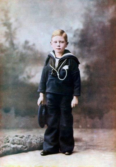 Hertugen af York, seks år gammel, 1901-1902 1923 af Unbekannt