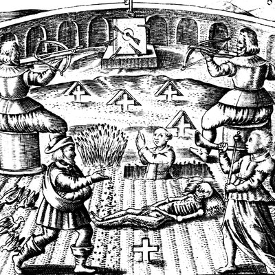 Den ottende nøgle af Basil Valentine, legendarisk tysk munk fra det 15. århundrede, 1651 af Unbekannt