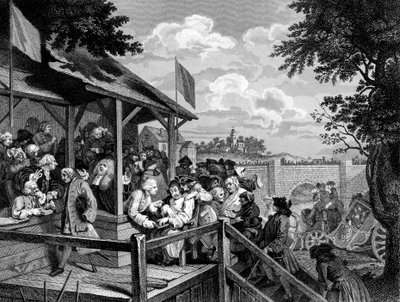 Valget: Afstemningen, 1700-1900-tallet af Unbekannt
