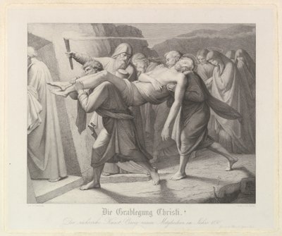 Begravelsen, 1850. af Unbekannt