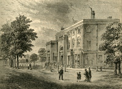 The Eyre Arms i 1820, c1876. af Unbekannt
