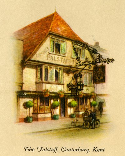 The Falstaff, Canterbury, Kent, 1936. af Unbekannt