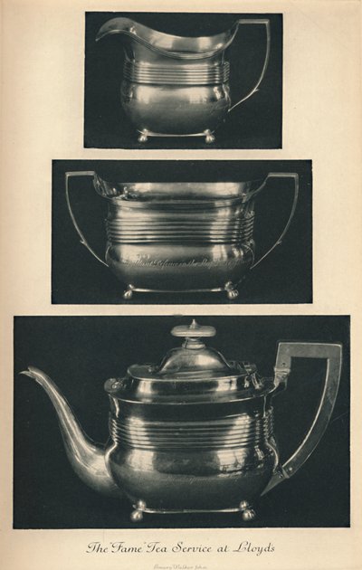 The Fame Tea Service i Lloyds, c1804, 1928 af Unbekannt
