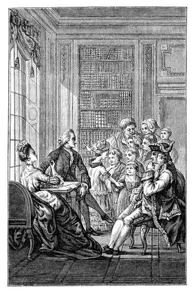 Familien og Dommeren, 1885 af Unbekannt