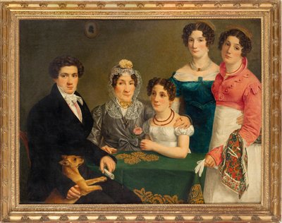 Familien til komponisten Vincenzo Bellini, første fjerdedel af det 19. århundrede.. af Unbekannt