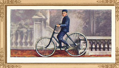 Den første pneumatiske dækcykel, 1939 af Unbekannt