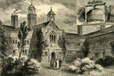 Fiskehandlernes Almhuse i 1850, c1878. af Unbekannt