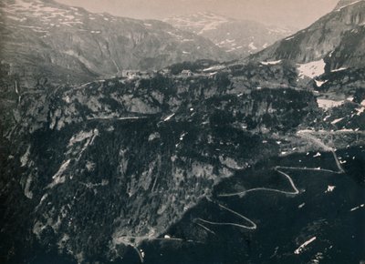 Flaamdalen, med udsigt mod Vatnehalsen, 1914. af Unbekannt
