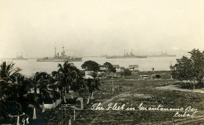 Flåden i Guantanamo Bay, Cuba, c1919. af Unbekannt