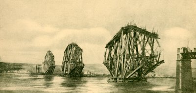 The Forth Bridge under Construction, c1930. af Unbekannt