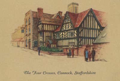 De fire kors, Cannock, Staffordshire, 1939 af Unbekannt