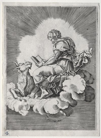 De fire evangelister, ca. 1518. af Unbekannt