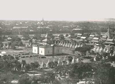 De fire hundrede og halvtreds templer, Mandalay, Burma, 1895. af Unbekannt