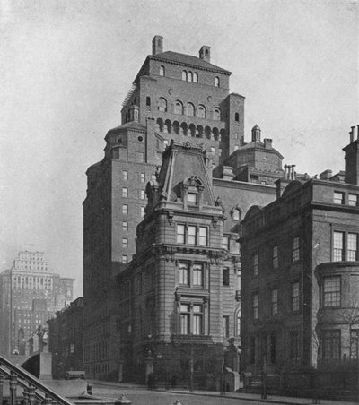 The Fraternity Clubs Building fra Madison Avenue, New York City, 1924 af Unbekannt