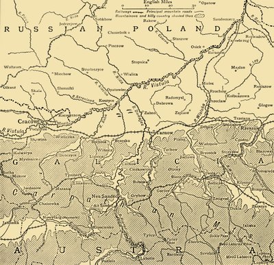 Den galiciske kampagne, første verdenskrig, c1915, c1920. af Unbekannt