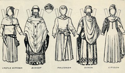 The Gallery of British Costume: How The English Dressed in King Johns Time, c1934 af Unbekannt