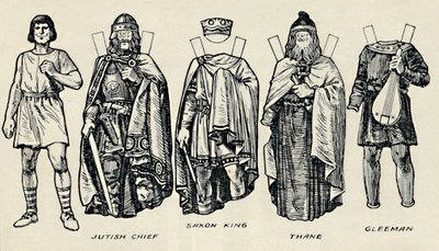 The Gallery of British Costume: How The People Dressed in Anglo-Saxon Times, c1934 af Unbekannt
