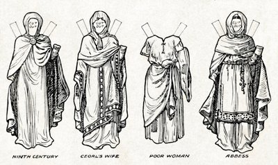 The Gallery of British Costume: How The People Dressed in Anglo-Saxon Times, c1934 af Unbekannt