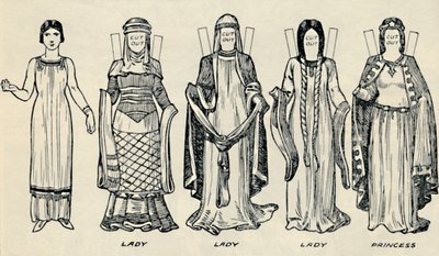The Gallery of British Costume: The Dress People Wore in Norman Times, c1934 af Unbekannt
