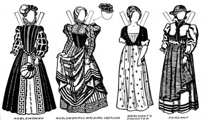 The Gallery of Costume: Kjoler båret i de dage, da dronning Mary regerede, c1934 af Unbekannt