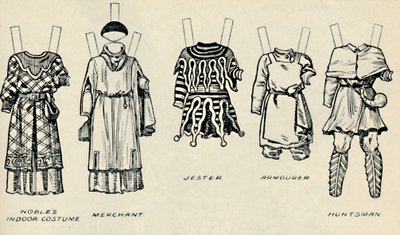 The Gallery of Historic Costume: The Dresses Worn in the Days of Richard I, c1934 af Unbekannt