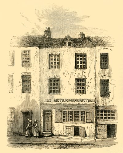 Spøgelseshuset i Cock Lane, c1872. af Unbekannt