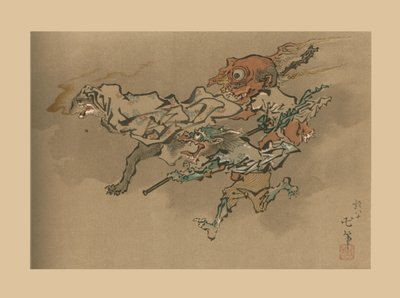The Goblin Flight, slutningen af det 18.-begyndelsen af det 19. århundrede, 1886 af Unbekannt