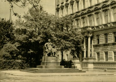 Goethe-monumentet, Wien, Østrig, c1935. af Unbekannt