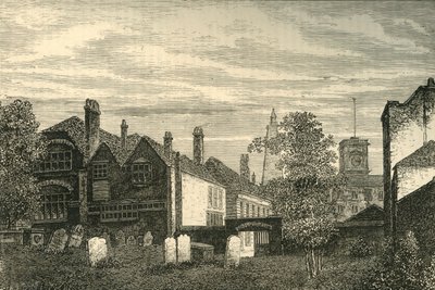 The Grammar School of St. Olaves, 1810, c1878. af Unbekannt