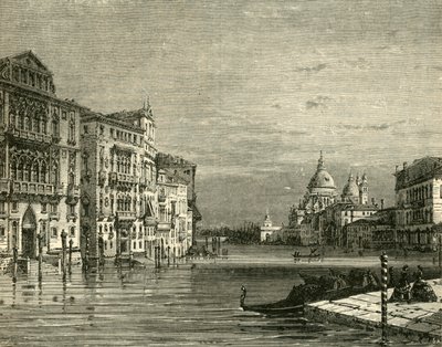 Canal Grande, Venedig, 1890. af Unbekannt