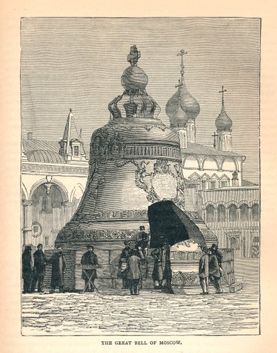Den store klokke i Moskva, 1893 af Unbekannt