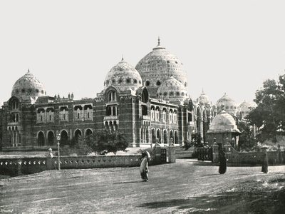 The Great College, Baroda, Indien, 1895. af Unbekannt