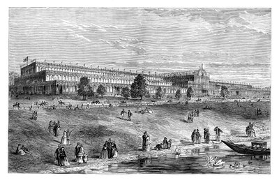 The Great Exhibition, Hyde Park, London, c1851, 1888. af Unbekannt