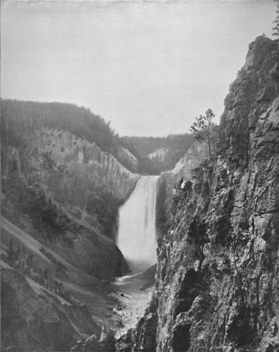 The Great Falls of the Yellowstone, 1800-tallet af Unbekannt