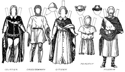 The Great Gallery of British Costume: Dress Worn In Edward The Thirds Reign, c1934 af Unbekannt