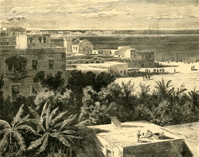 Den Store Havn i Alexandria, 1890. af Unbekannt