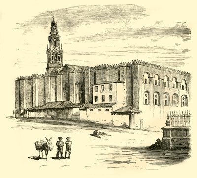Den store moske, Cordova, 1890. af Unbekannt
